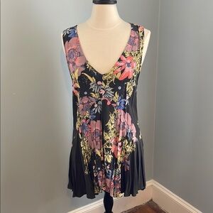 Free People Vibrant Floral Mini Dress